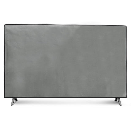 kwmobile 55" TV Cover - Indoor TV Screen Protector Cover - TV Screen Dust Cover - Light Grey