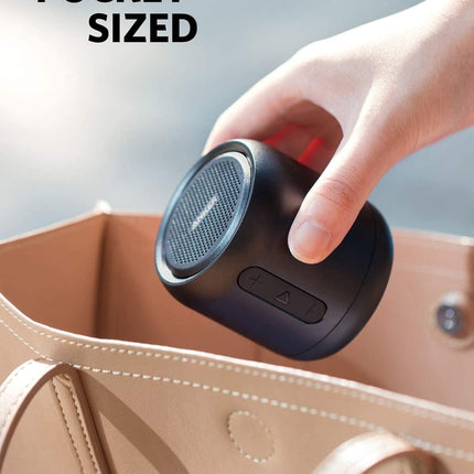 Anker SoundCore Mini Super Portable Bluetooth Speaker with 15 Hours of Playtime, 20 Meters of Bluetooth Range and Powerful Bass (Black) (Refurbished)