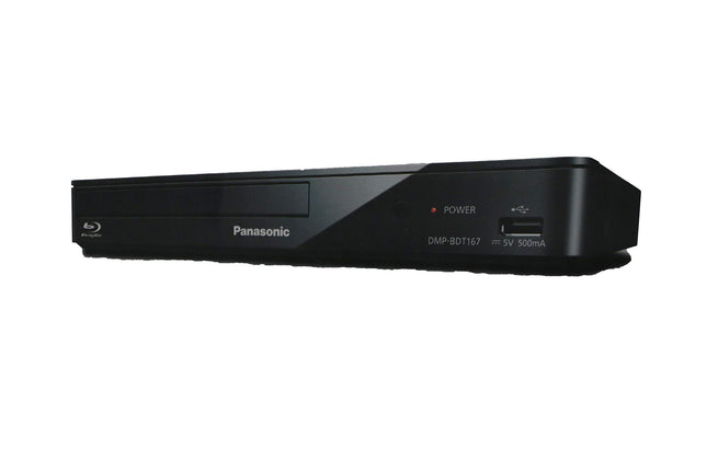 Panasonic DMP-BDT167EG kompaktne 3D Blu-ray mängija (Full HD ülesskaleerimine, internetirakendused, LAN-ühendus, USB, MKV taasesitus) must