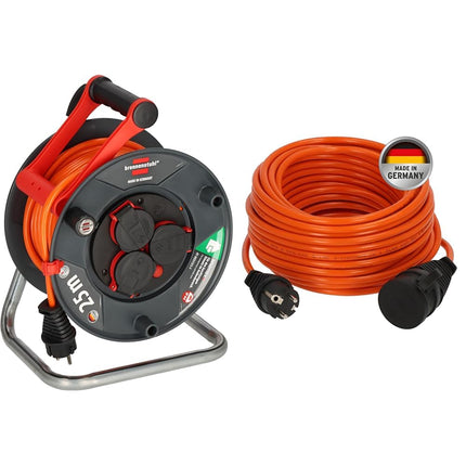 Brennenstuhl Garant V2 IP44 kaablirull 25m välistingimustesse ja BREMAXX® pikenduskaabel V2 välistingimustesse 25m