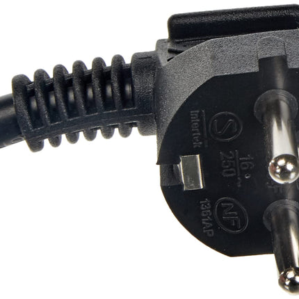 UNITEC Schuko pikenduskaabel H05VV-F3G1.5mm², IP 20, 10m, must