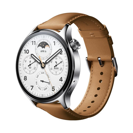 Xiaomi Watch S1 Pro, nutikell, 1,47-tolline AMOLED-ekraan, safiirklaas, kehatemperatuuri jälgimine, pulsisageduse mõõtmine, SPO₂, 100+ treeningrežiim, GPS, 5 ATM-i takistus, 14 g aku, hõbedane