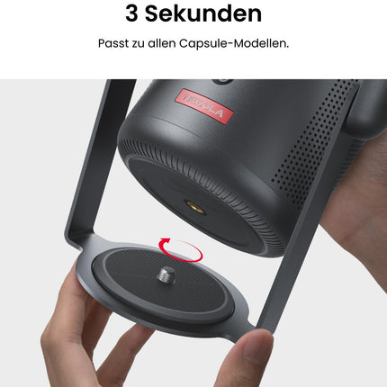 NEBULA Capsule Gimbal Stand, 0-360 kraadi vertikaalne ja horisontaalne reguleeritav vaatenurk, 3 sekundit lihtne paigaldus, Capsule seeriale