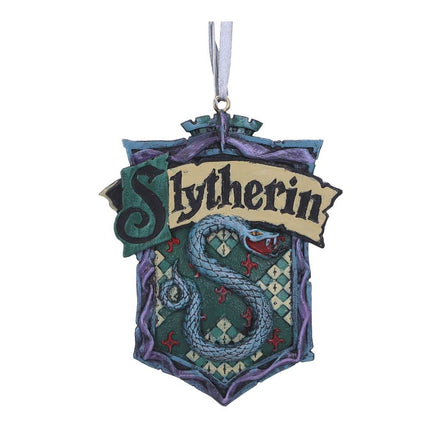 Nemesis Now Harry Potter Slytherin Crest Hanging Figurine, 8 cm, Green