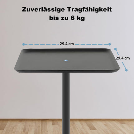 HIBORI projektori alus, projektori kinnitus, reguleeritava kõrgusega 104–160 cm – põrandaalus plaadiga esitluste, kodukino, stuudio, kontori jaoks – kandevõime kuni 6 kg