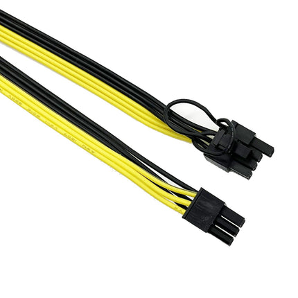 LeHang 6X 6-pin PCI-E kuni 8-pin (6+2) PCI-E (isas-isas) GPU toitekaabel (50cm), kaarti ei kuulu komplekti