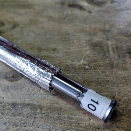 BALCONI PERFORMANCE ® Voolikute ja kaablite kuumakaitsekest, tulekindel, peegeldavast alumiiniumist, kõrgete temperatuuride jaoks (siseläbimõõt: 10 mm)