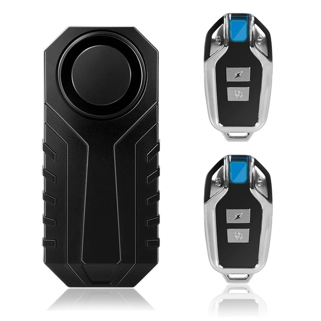 113dB vargusvastane jalgrattaalarm kaugjuhtimispuldiga, traadita turvalisuse vibratsiooniga jalgrattaalarmid elektrimootorratastele, mootorratta E-jalgratta lisatarvikud, veekindel autoalarmisüsteem liikumisanduriga