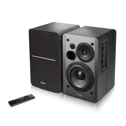 Edifier R1280DBs Active Bluetooth Bookshelf Speakers - Optical Input - 2.0 Wireless Monitor Speaker - 42W RMS with Subwoofer Output Bookshelf Hi-Fi Speakers - Black