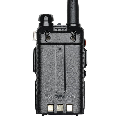 BAOFENG BF UV-5R 8-vatine kahe sagedusalaga kahesuunaline raadiosaatja (144MHz-146MHz VHF ja 430MHz-440MHz UHF) sisaldab täiskomplekti, must