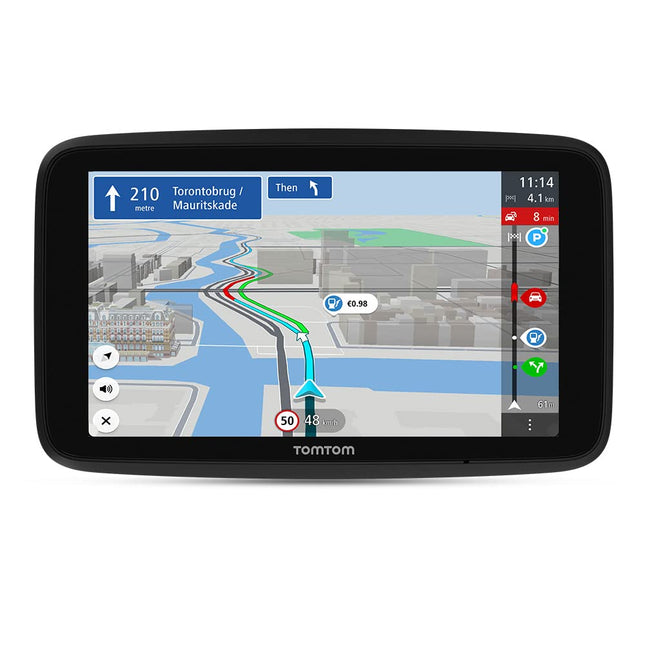 TomTom GO Discover navigatsiooniseade (6 tolli, liiklusummikute vältimine tänu TomTom Trafficule, maailmakaardi uuendused, kiired uuendused WiFi kaudu, parkimisvõimalused, kütusehinnad)