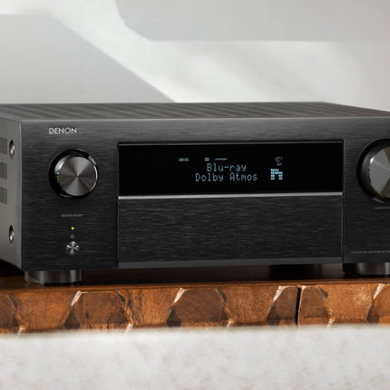 Denon AVC-X4800H 9.4-kanaliga AV-ressiiver, võimendi Auro-3D, Dolby Atmos, DTS:X, 6" 8K sisendid ja 3 väljundit, Bluetooth, Airplay 2, HEOS Multiroom, Alexa ühilduv, must