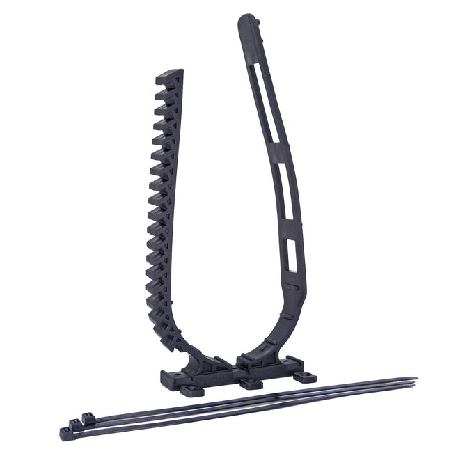 FITRUB SUPERMAX rubber mounting clamp 90-210mm, 1 piece. Cable, tool, off-road, household, and military clamp. Workshop accessory organizer. Very durable and long-lasting.