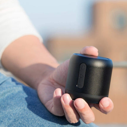 Anker SoundCore Mini Super Portable Bluetooth Speaker with 15 Hours of Playtime, 20 Meters of Bluetooth Range and Powerful Bass (Black) (Refurbished)