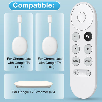 Google Chromecasti kaugjuhtimispult, Snow Chromecast 4k kaugjuhtimispult Google TV-ga (HD/4K)