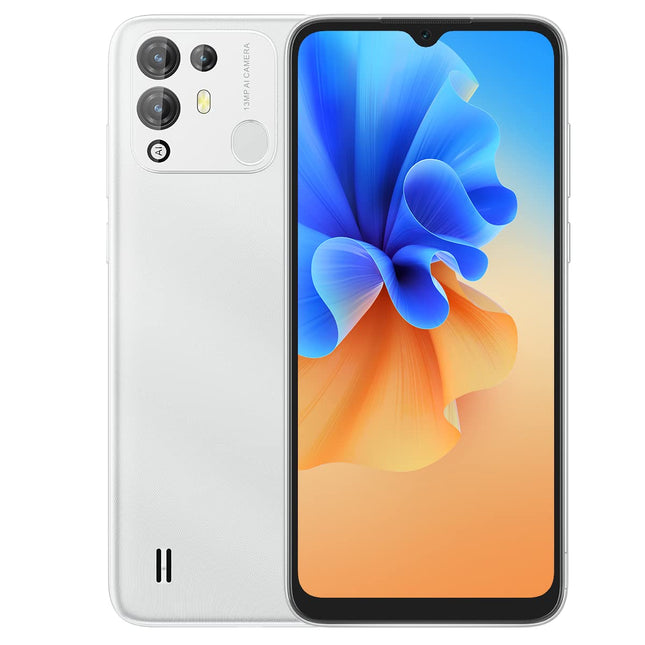 Blackview A55 PRO 4G Mobile Phone without Contract, Helio P22 Octa-Core 4GB+64GB, 5MP+13MP Camera, 6.53'' HD+ IPS, 4780mAh Battery, Android 11 DUAL SIM Smartphone GPS, Face Unlock Fingerprint White