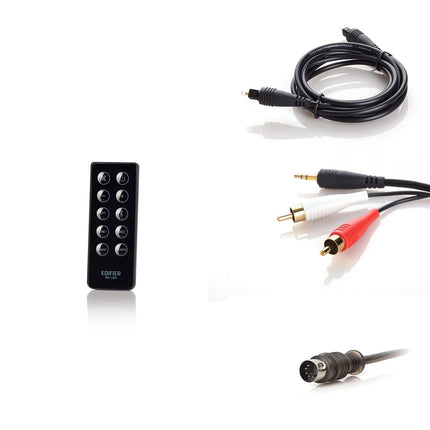 EDIFIER Studio R2000DB Bluetooth kõlarisüsteem (120 vatti) infrapunapuldi ja optilise sisendiga, must