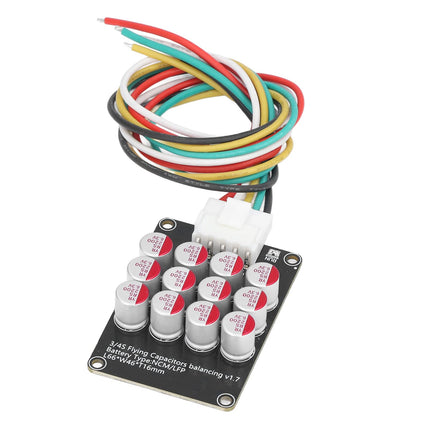 Risegun 3-4S Battery Active Equalizer BMS Balancer, Lithium Battery Energy Active Equalizer, 1V-4.5V 5A Universal Cell Balance Board for LTO LFP LPO NCM (3-4S)