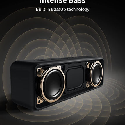 Anker SoundCore 2 Bluetooth Speaker, Massive Bass with Dual Bass Drivers, 24h Battery, Improved IPX7 Water Resistance, Wireless Speaker (Refurbished)