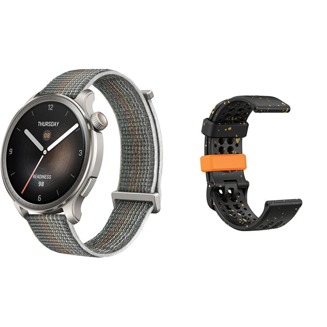 Amazfit Balance 46 mm nutikell hall + ametlik nutikella vahetusrihm must