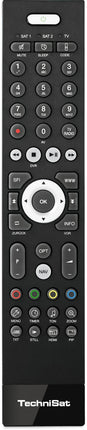 TechniSat TECHNICONTROL remote control (suitable for ISIO digital receivers and ISIO TV sets from TechniSat) black