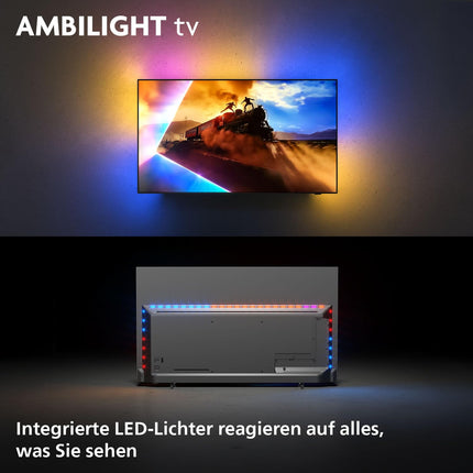 Philips Ambilight 77OLED760 4K OLED nutiteler - 77-tolline ekraan P5 AI Perfect Picture Engine Ultra HD, Titan OS, Dolby Vision ja Atmos heliga - töötab Alexa ja Google Assistantiga