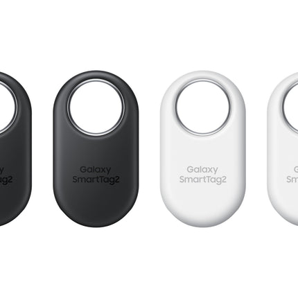 Samsung Galaxy SmartTag2 Bluetooth jälgija, kompassivaade, lähedalasuva otsing, kuni 500 päeva aku tööiga, veekindel, must/valge (4 tk pakis)