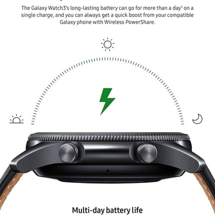 Samsung R840 Galaxy Watch 3 45mm BT SM-R840, müstiline must