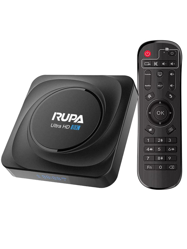 RUPA Android TV Box 11.0, 2025. aasta uusim nutiteleriboks 8 GB RAM 64 GB ROM RK3566 neljatuumaline protsessor toetab HD 3D 8K 2.4G/5.8Ghz WiFi BT 4.0 USB 3.0 LAN 1000M Android Box