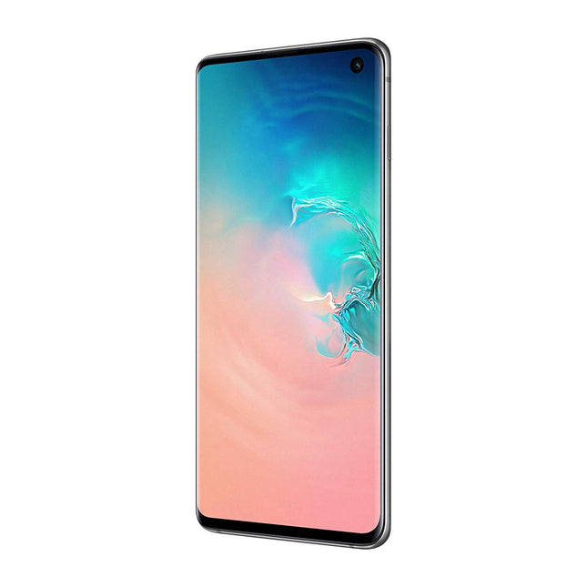Samsung Galaxy S10 nutitelefon (15,5 cm (6,1 tolli) 128 GB sisemälu, 8 GB muutmälu, prismavalge) - [Standard] saksa versioon