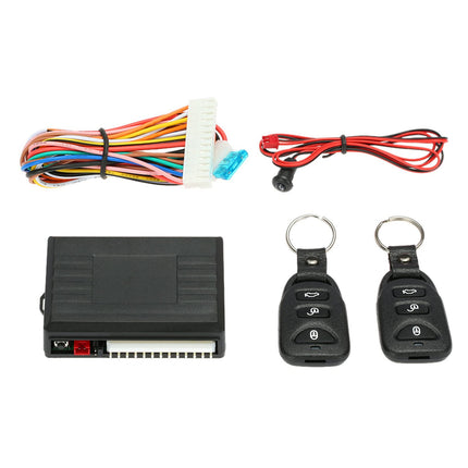 Shkalacar central locking, universal remote control box set, keyless entry system with car door lock with trunk release button