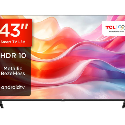 TCL 43L5A, 43-tolline teler, FHD, HDR nutiteler, mis toetab Android TV-d (lasterežiim, Dolby Audio, ühildub Google Assistantiga)