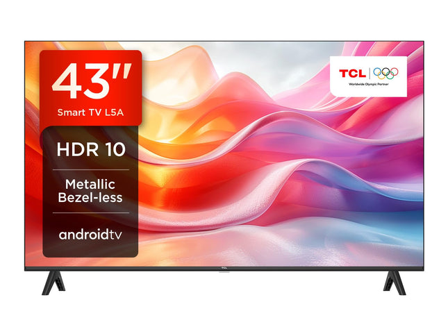 TCL 43L5A, 43-tolline teler, FHD, HDR nutiteler, mis toetab Android TV-d (lasterežiim, Dolby Audio, ühildub Google Assistantiga)