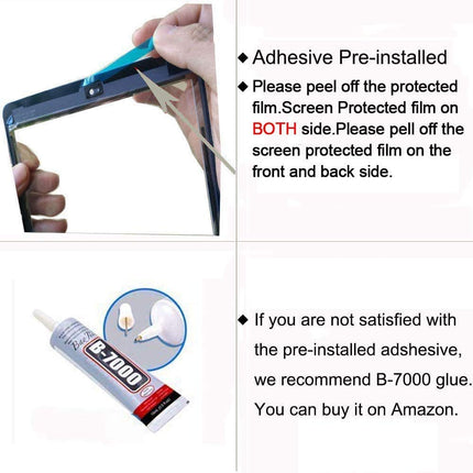 5665 Touchscreen for i Pad 7 7th / 8 8th Gen Screen Replacement Digitizer 2019/2020 10.2", for 7/8 A2197 A2198 A2200 A2270 A2428 A2429 A2430 (without LCD) + Tools (White
