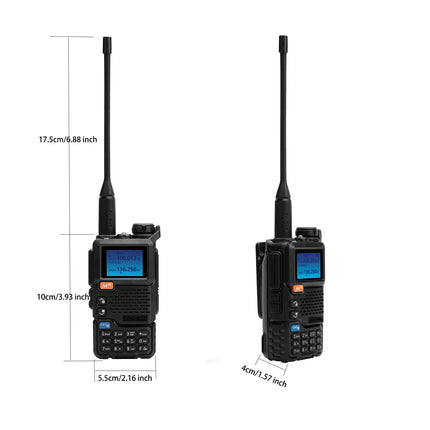 Radtel RT-600 kaasaskantav raadiosaatja AM FM kahesuunaline raadiolüliti VHF jaam K5 vastuvõtja singi traadita komplekt pika levialaga