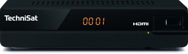 TechniSat HD-S 221 - digitaalne HD satelliitvastuvõtja (Sat DVB-S/S2, HDTV, HDMI, USB meediapleier, eelinstallitud kanalite loend, unetaimer, kaugjuhtimispult, kompaktne korpus) must