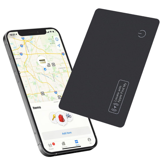 Reyke õhuke rahakoti jälgimiskaart, laetav rahakotiotsija, ühildub Apple Find My'ga (ainult iOS), pagasisiltide, mobiiltelefonide ja passide sorteerija