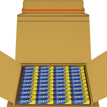 VARTA patareid AA, Industrial Pro, leelispatarei, 1,5 V, hoiupakend keskkonnasõbralikus pakendis, valmistatud Saksamaal [ainult Amazonis] 40 tükki (1 pakk)