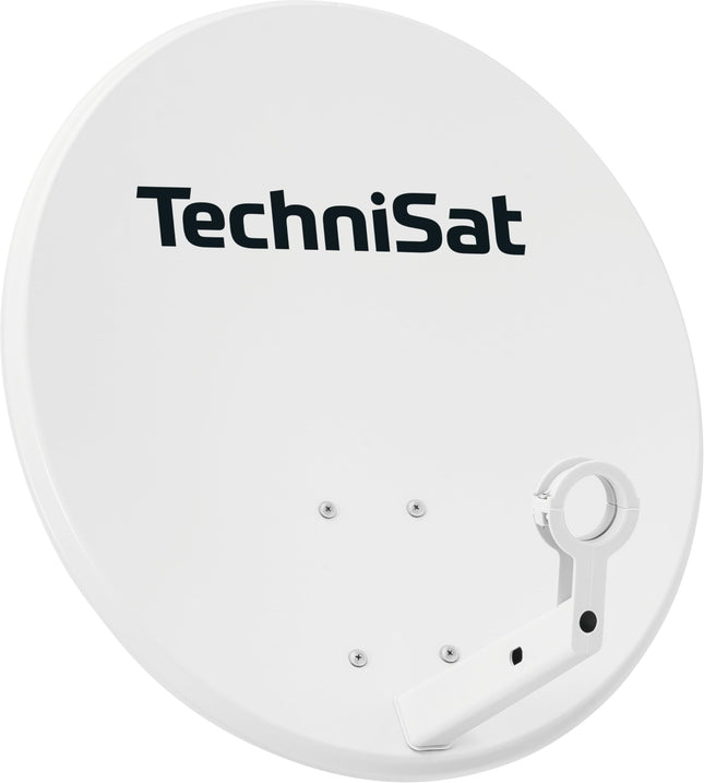 TechniSat TECHNITENNE 60 - Satelliitantenn (digitaalne satelliitsüsteem, antenn mastikinnitusega, ettevalmistatud 40 mm LNB jaoks) 60 cm antenn, helehall