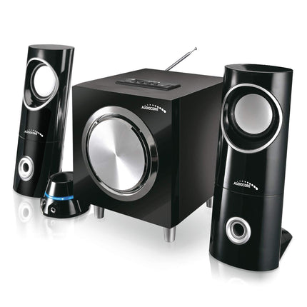 Audiocore AC790 2.1 multimeedia kõlarisüsteem 15W (RMS) kõlar subwoofer Bluetooth raadio AUX SD-kaardi pesa USB
