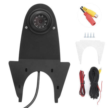 Rear view camera, LED rear view camera 120 ° wide angle reversing camera IP68 waterproof parking camera parking aid car accessories