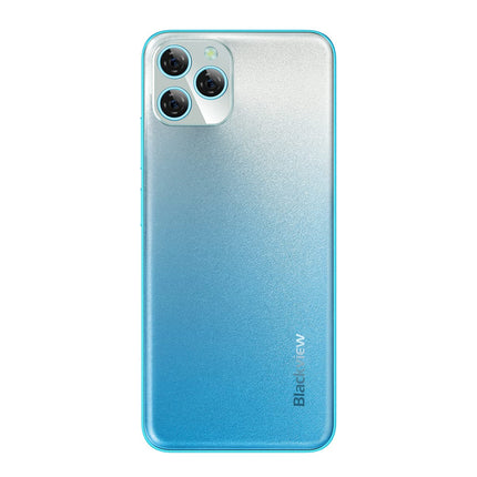 Blackview A95-4G+ nutitelefon 6,528-tollise ekraaniga - mobiiltelefon 13MP kolmekordse tagakaameraga, 5MP esikaameraga - 4 GB + 64 GB - võimas 4780 mAh aku - Euroopa versioon - sinine