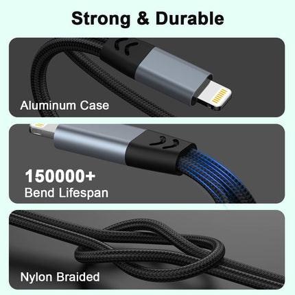 【Apple MFi sertifitseeritud】 2-ühes Lightning - 3,5 mm kõrvaklapipesa adapter iPhone'i ja laadija jaoks, kõrvaklappide muundur, jagaja, tugi muusikale + laadimine + HiFi + mikrofon + juhtimine (helistada ei saa)