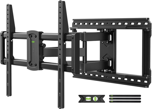 USX-MOUNT pööratav ja kallutatav teleri seinakinnitus 37–90-tollistele teleritele, max. VESA 600x400 mm, vastupidav telerikinnitus kuni 60–68 kg, universaalne pikendatava topeltharuga