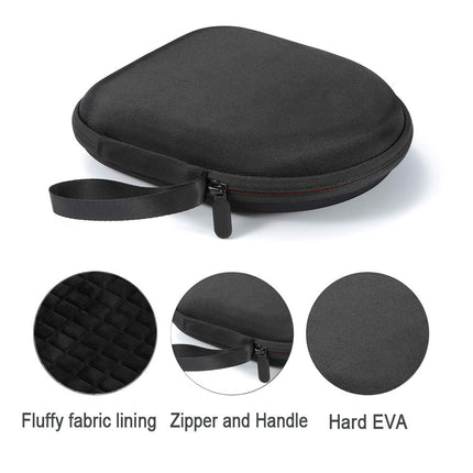 Hard Case for JBL T450BT / JBL T500BT Over-Ear Wireless Bluetooth Headphones, Travel Protective Carrying Case - Black (Black Lining)