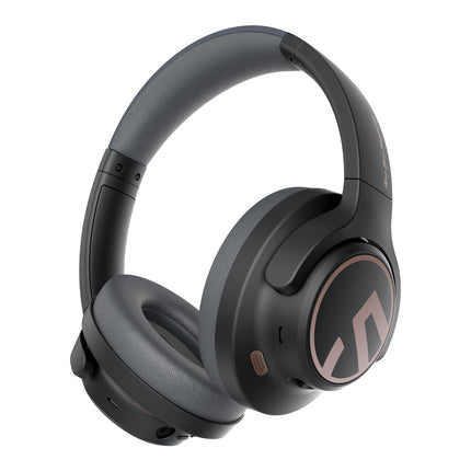 SoundPEATS Space kõrvaklapid, juhtmevabad 5.3, hübriidne aktiivne mürasummutus, ENC mikrofonid, kokkupandav disain, 40 mm draiverid, kahe seadme ühendus, mängurežiim, 123 tundi mänguaega, rakenduse juhtimine