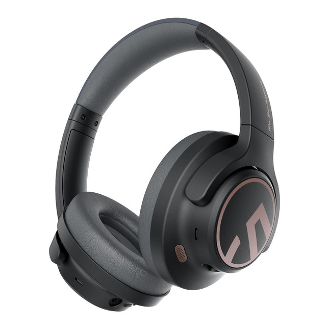SoundPEATS Space kõrvaklapid, juhtmevabad 5.3, hübriidne aktiivne mürasummutus, ENC mikrofonid, kokkupandav disain, 40 mm draiverid, kahe seadme ühendus, mängurežiim, 123 tundi mänguaega, rakenduse juhtimine