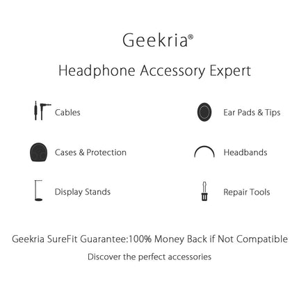GEEKRIA kõrvaklapiümbris, mis ühildub Walkers Razor Slim, Elite, Pro ja Pro for Sho 34 dB kõrvaklappidega, Howard Leight Impact Sport OD ümbris, asenduskaitsekott kaablihoidikuga, roheline