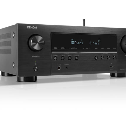 Denon AVR-S970H 7.2-channel AV receiver + Denon Home 150 multi-room speaker (black), HEOS Built-in, Wi-Fi, Bluetooth, AirPlay 2, Alexa voice control