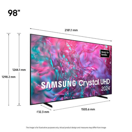 Televiisor Samsung DU9005 98» Crystal 4K UHD TU98DU9005KXXC